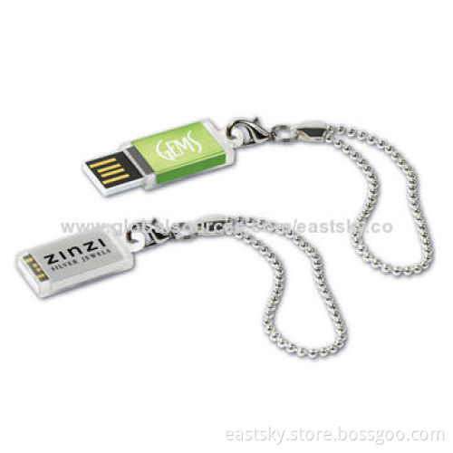Customized Colorful Mini USB Flash Drive with Up to 32GB Memory Capacity